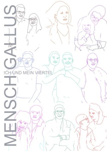 Flyer Mensch Gallus im Skyline Plaza